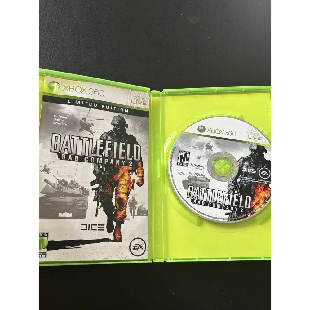 Battlefield: Bad‎ Company 2 Limited Edition (XBOX 360, 2010) Complete Video Game